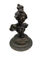 Petit buste Art nouveau en bronze – Fin XIXᵉ siècle, Enlèvement ou Envoi, Bronze