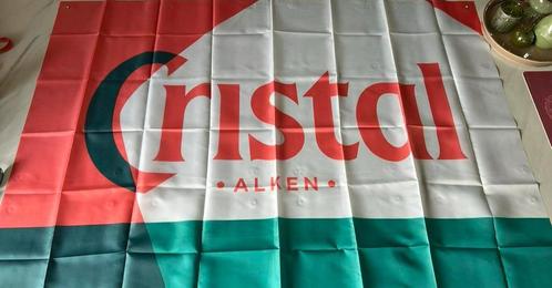 Vlag vintage Cristal Alken - mancave poolhouse 1,5m op 1m, Diversen, Vlaggen en Wimpels, Nieuw, Ophalen of Verzenden