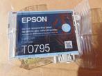 inktpatroon Epson T0795 licht cyaan, nieuw., Ophalen of Verzenden, Nieuw, Cartridge, EPSON