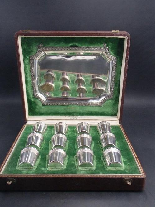 MARTIAL BERNARD - Likeurservies, Vroeg 19de, zilver 950 !, Antiek en Kunst, Antiek | Servies compleet, Ophalen of Verzenden