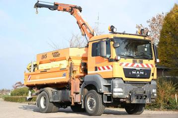 MAN TGS 18.320 4x4! KRAN/!WINTERDIENST/DREISEITENKIPPER!KOMM, Autos, Euro 5, Entreprise, Diesel, Automatique