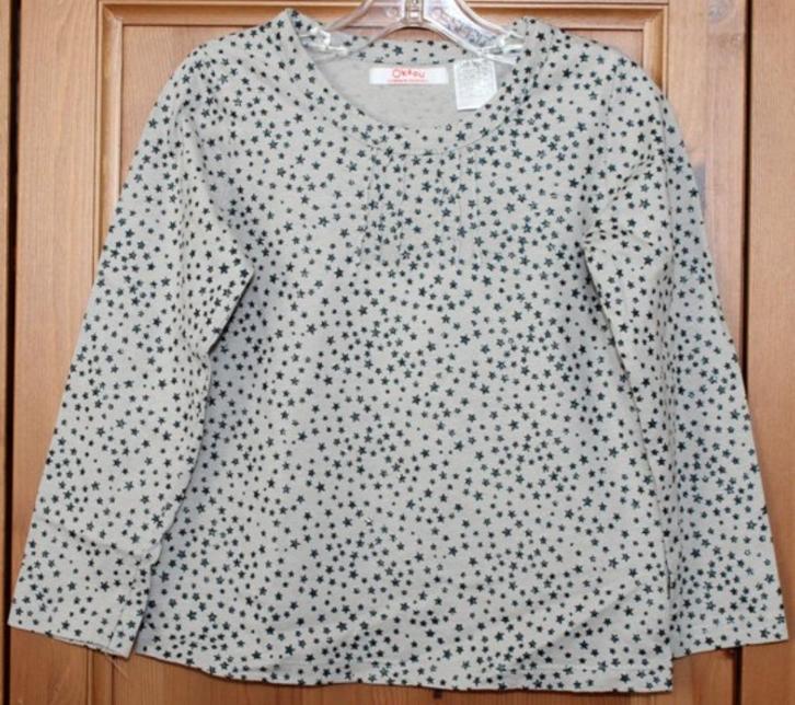 Longsleeve met sterretjes – maat 104, Kinderen en Baby's, Kinderkleding | Maat 104, Zo goed als nieuw, Meisje, Shirt of Longsleeve