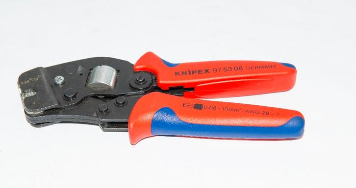 Knipex krimptang van 0.08 -10 mm Plus koffertje met hulzen., Bricolage & Construction, Outillage | Outillage à main, Comme neuf