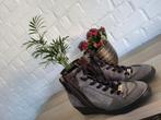 DL sport high wedge sneakers met bronzen details, Sneakers, Ophalen of Verzenden, Bruin, Zo goed als nieuw