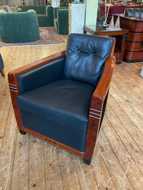 Schuitema Art Deco zetel, Huis en Inrichting, Zetels | Zetels, Zo goed als nieuw, Rechte bank, Eenpersoons, Minder dan 150 cm