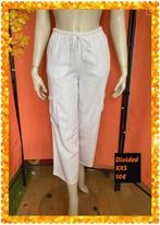 Broek dames 32. Divided, H&M, Wit, Ophalen of Verzenden, Zo goed als nieuw