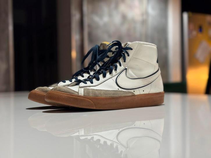 Nike Retro Sneakers (hoog) - maat 47 - White/ Wit, Kleding | Heren, Schoenen, Zo goed als nieuw, Sneakers, Ophalen