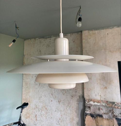 Deense hanglamp Lyskær vintage, Huis en Inrichting, Lampen | Hanglampen, Zo goed als nieuw, Minder dan 50 cm, Metaal, Ophalen of Verzenden
