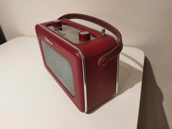 Radio rouge design, TV, Hi-fi & Vidéo, Radios, Comme neuf, Radio, Enlèvement