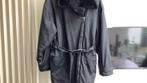 Lange, wijde, warme, zwarte winterjas., Kleding | Dames, Jassen | Winter, Ophalen of Verzenden, Gedragen, Maat 42/44 (L), Zwart