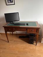 Beau bureau merisier classique, Ophalen, Zo goed als nieuw, Bureau