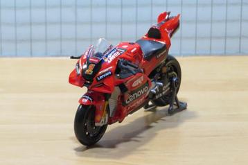Francesco Bagnaia Ducati Lenovo Desmosedici 2023 1:18 maisto beschikbaar voor biedingen