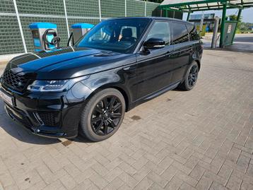 Range Rover Sport Black Edition, Auto's, Alcantara, Trekhaak, Particulier, Dealer onderhouden