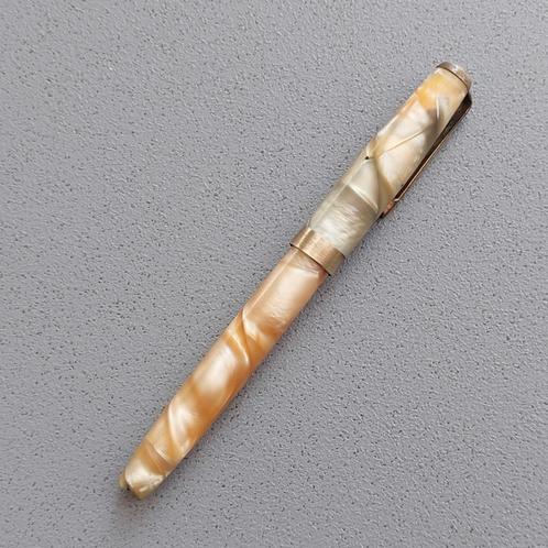 Prachtige en zeldzame Vulpen Stabil 34 / '50 / 14 karaat pen, Antiek en Kunst, Antiek | Zilver en Goud, Goud, Ophalen of Verzenden