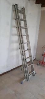 Ladder 3x9 treden, Ophalen, Gebruikt, Ladder, 4 meter of meer