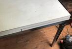 Meuble table à allonges., Année 50, 100 à 150 cm, Rectangulaire, 50 à 100 cm