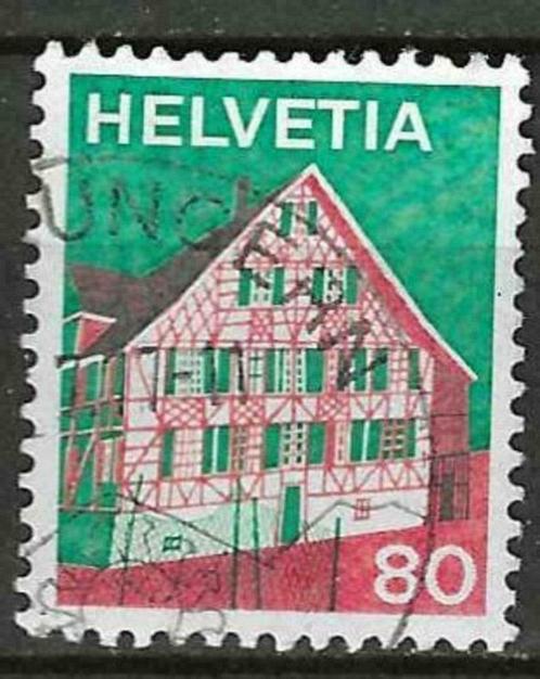 Zwitserland 1973 - Yvert 942 - Landschappen (ST), Timbres & Monnaies, Timbres | Europe | Suisse, Affranchi, Envoi