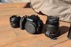 Canon EOS 250D spiegelreflexcamera met lenzen en tas, Audio, Tv en Foto, Ophalen of Verzenden, Zo goed als nieuw, Spiegelreflex