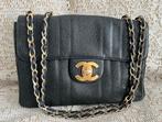 CHANEL Timeless Jumbo zwarte leren tas, Ophalen of Verzenden, Zo goed als nieuw, Zwart