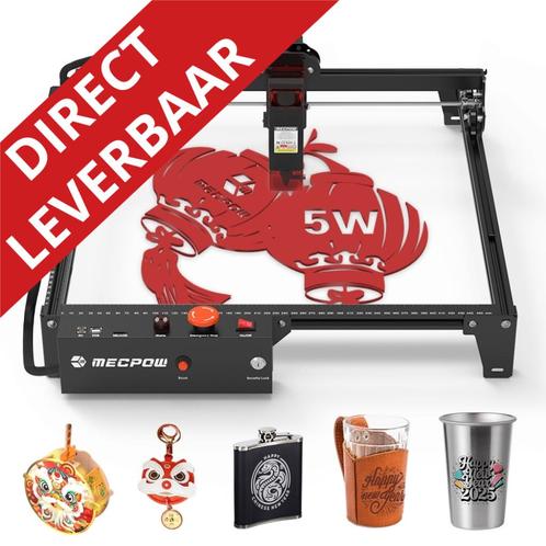 Mecpow X3 5W Laser Graveermachine (winkelprijs €279,95), Hobby en Vrije tijd, Elektronica-componenten, Nieuw, Ophalen of Verzenden