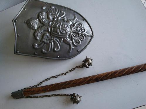 bouclier étain, Antiek en Kunst, Antiek | Tin, Ophalen