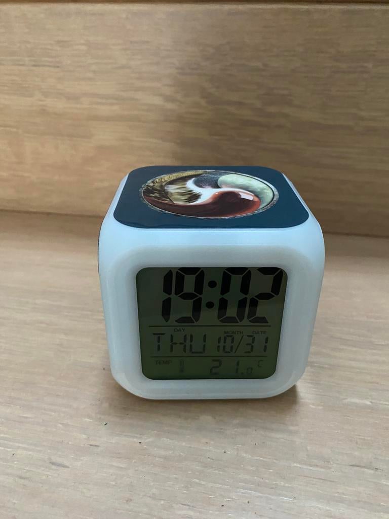 Wekker Nachtwacht, Electroménager, Réveils, Comme neuf, Digital, Enlèvement