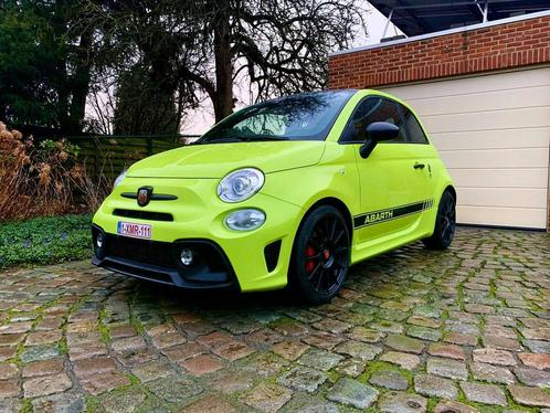 Fiat 500 Abarth Competizione, Auto's, Abarth, Bedrijf, Sportstoelen, Benzine, Stadsauto, 3 deurs, Automaat, Groen, Zwart, Leder en Alcantara
