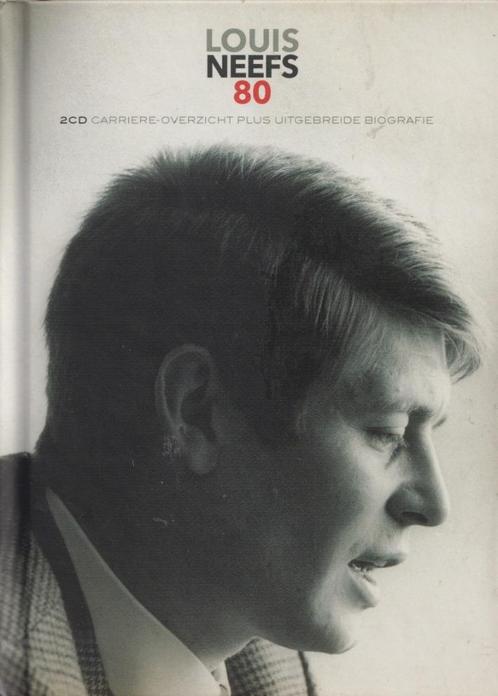 LOUIS NEEFS 80 – Boek + 2 CD’s, Cd's en Dvd's, Cd's | Nederlandstalig, Zo goed als nieuw, Levenslied of Smartlap, Ophalen of Verzenden