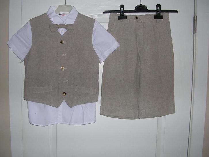 Feestelijke selfmade jongens outfit. Maat 122-128. (NIEUWSTA, Kinderen en Baby's, Kinderkleding | Maat 122, Nieuw, Jongen, Setje