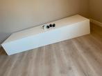Tv meubel hoogglans wit 180x60 cm, Huis en Inrichting, Kasten |Televisiemeubels, Ophalen, Gebruikt, 150 tot 200 cm, Modern