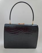 vintage handtas zwart  sixties, Handtassen en Accessoires, Tassen | Damestassen, Ophalen of Verzenden, Gebruikt, Zwart, Handtas