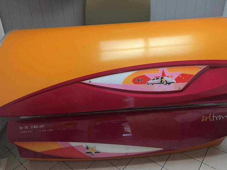 Banc solaire professionnel, Electroménager, Solarium, Banc solaire & Bronzage facial, Comme neuf, Banc solaire double, 15 lampes ou plus