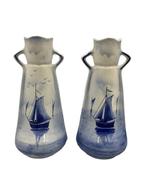 Set de 2 vases (Delft - style bleu), Keukies Shop, Moins de 50 cm, Enlèvement ou Envoi, Warandestraat 51, Nazareth