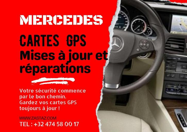 Mercedes - Cartes SD GPS disponibles à partir de 25€ !, Auto diversen, Overige Auto diversen, Ophalen of Verzenden
