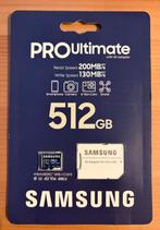 Samsung 512 GB Pro Ultimate, Audio, Tv en Foto, Foto | Geheugenkaarten, Ophalen of Verzenden, MicroSD, Samsung, Drone