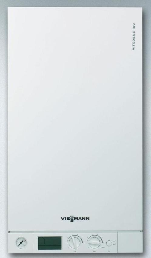 Viessmann Vitodens 100 ketel + radiatoren, Doe-het-zelf en Bouw, Chauffageketels en Boilers, Gebruikt, Boiler, Aardgas, 20 tot 100 liter