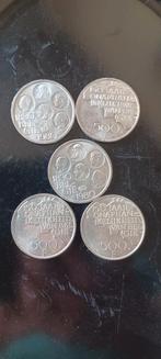 Munten 500bfr 1980, Postzegels en Munten, Zilver, Ophalen of Verzenden, Losse munt, Zilver