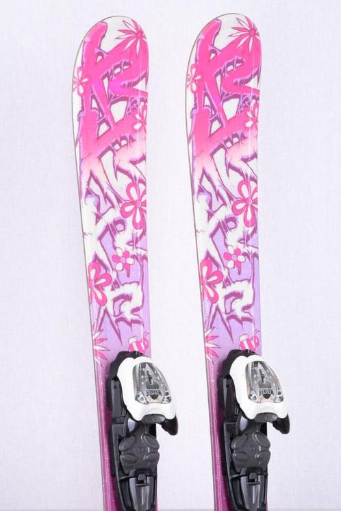 76 100 cm kinder ski's K2 LUV BUG, pink + Marker 7, Sport en Fitness, Skiën en Langlaufen, Gebruikt, Ski's, Ski, Overige merken