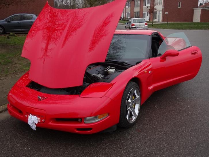 chevrolet corvette c5 targa, Auto's, Chevrolet, Particulier, Corvette, Benzine, 2 deurs, Automaat, Rood, Zwart, Leder, Achterwielaandrijving