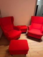 Ikea strandmon zetels en voetbank, Ophalen, Zo goed als nieuw