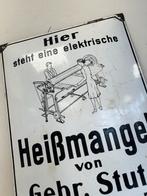 Oud Duits emaille reclamebord, Antiek en Kunst, Antiek | Email, Ophalen of Verzenden