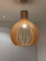 3 houten hanglampen, Huis en Inrichting, Ophalen, Zo goed als nieuw, Hout, 50 tot 75 cm