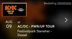 3 tickets AC/DC België te koop, Tickets en Kaartjes