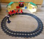 Playmobil 123. Station, koffertje, met trein, poppetjes,..., Ophalen of Verzenden, Gebruikt, Complete set