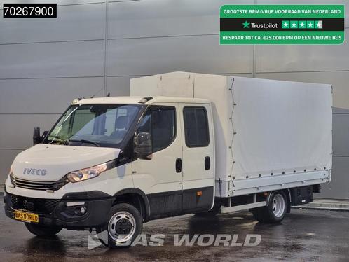 Iveco Daily 50C18 3.0L Automaat Dubbel Cabine Open laadbak H, Auto's, Bestelwagens en Lichte vracht, Bedrijf, Te koop, Airconditioning