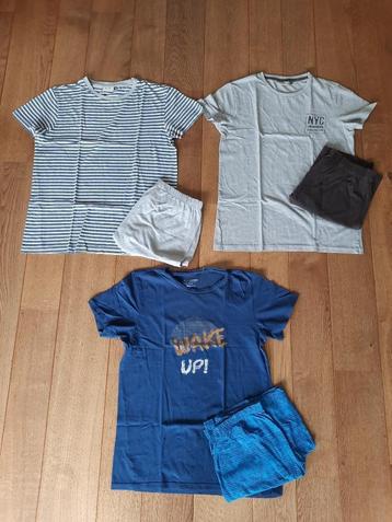 zomer en winter pyjama's maat 164 - 176 beschikbaar voor biedingen