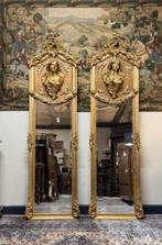 Twee prachtige Madonna amulet passpiegels., Enlèvement