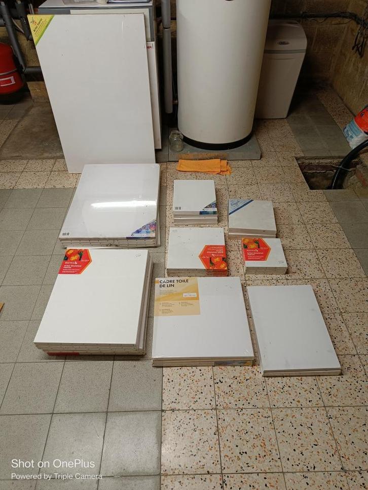 canvas (blanco), Hobby en Vrije tijd, Schilderen, Zo goed als nieuw, Doek, Ophalen