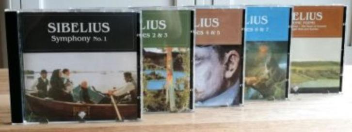 SIBELIUS – Symphonies / set 5 CD, Cd's en Dvd's, Cd's | Klassiek, Zo goed als nieuw, Orkest of Ballet, Modernisme tot heden, Boxset