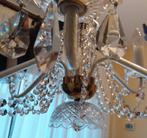 Prachtige Boheemse kristallen kroonluchter, 6 armen, Huis en Inrichting, Lampen | Kroonluchters, Overige materialen, Classique